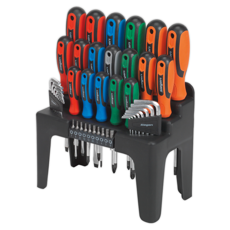 Sealey S01090 44pc Screwdriver, Hex Key & Bit Set