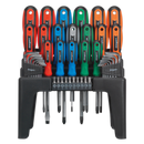 Sealey S01090 44pc Screwdriver, Hex Key & Bit Set