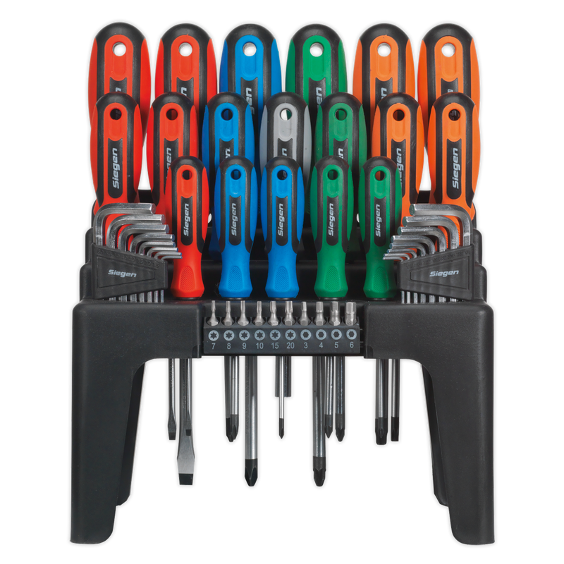 Sealey S01090 44pc Screwdriver, Hex Key & Bit Set