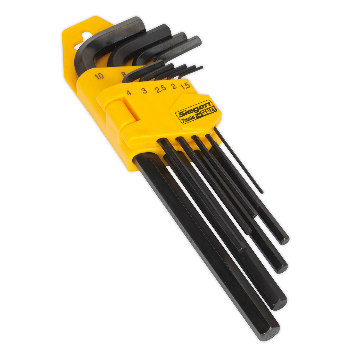 Sealey S01091 9pc Long Hex Key Set