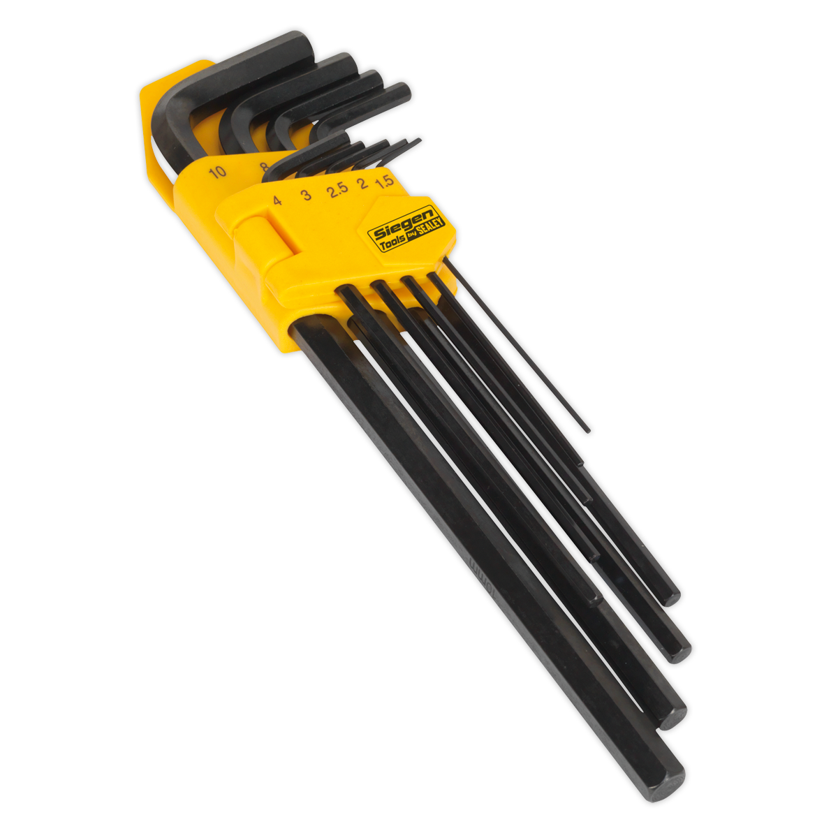 Sealey S01092 9pc Extra-Long Hex Key Set