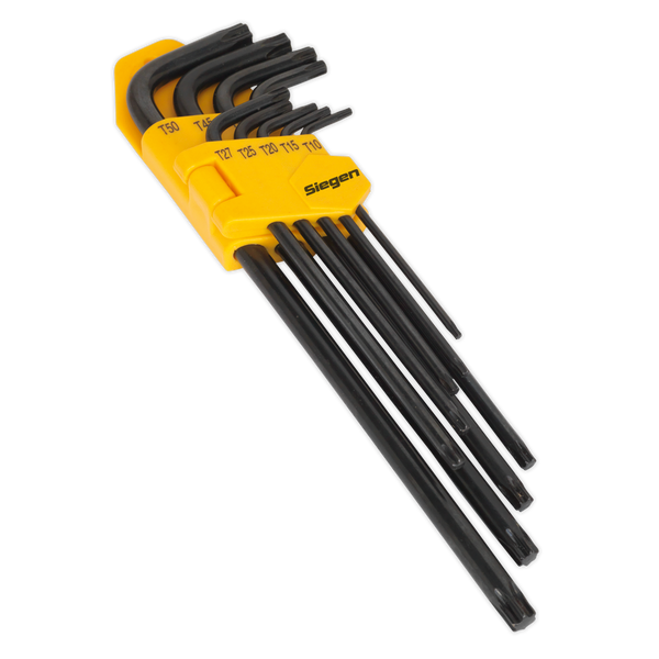 Sealey S01096 9pc Extra-Long TRX-Star* Key Set