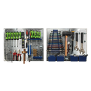 Sealey S01102 34pc Wall Storage Pegboard Set