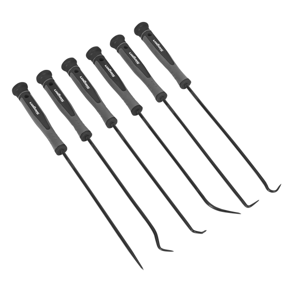 Sealey S01104 6pc Extra-Long Pick & Hook Set