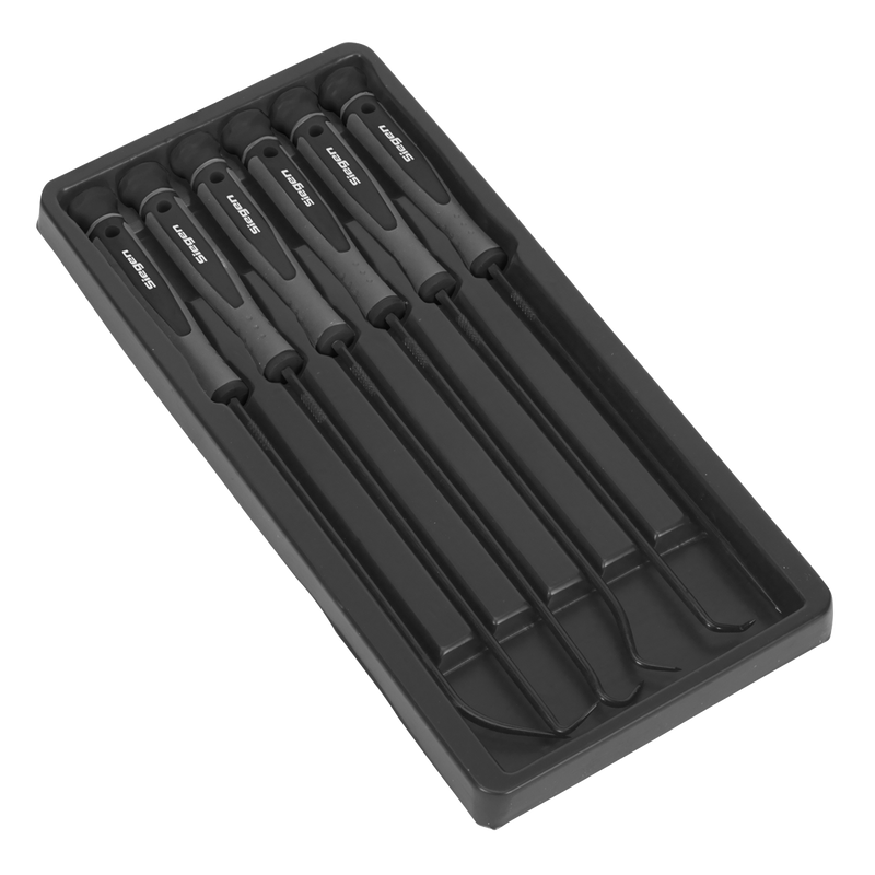 Sealey S01104 6pc Extra-Long Pick  Hook Set