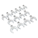 Sealey S01109 14pc 1/2"Sq Drive Crow's Foot Spanner Set