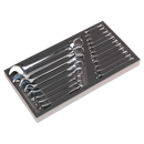 Sealey AP35TBCOMBO3 8 Drawer Rollcab Ball-Bearing Slides - Black/Grey with 302pc Tool Kit