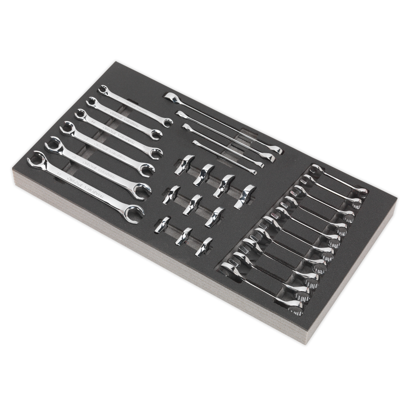 Sealey S01125 30pc Specialised Spanner Set with Tool Tray