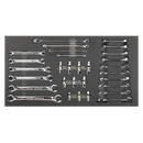 Sealey S01125 30pc Specialised Spanner Set with Tool Tray