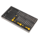 Sealey S01126 192pc Specialised Bit Set & Folding Hex Keys with Tool Tray