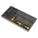 Sealey S01126 192pc Specialised Bit Set & Folding Hex Keys with Tool Tray