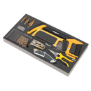 Sealey S01133 28pc Cutting & Drilling Set with Tool Tray