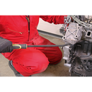 Sealey S01138 4pc Heavy-Duty Angled Pry Bar Set with Hammer Cap