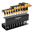 Sealey S01150 10pc T-Handle Ball-End Hex Key Set