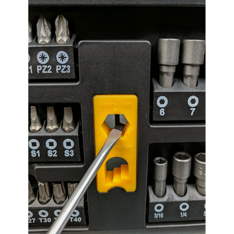 Sealey S01152 61pc Screwdriver, Bit & Nut Driver Set