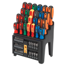 Sealey S01152 61pc Screwdriver, Bit & Nut Driver Set
