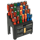 Sealey S01153 61pc Hammer-Thru Screwdriver, Bit & Nut Driver Set