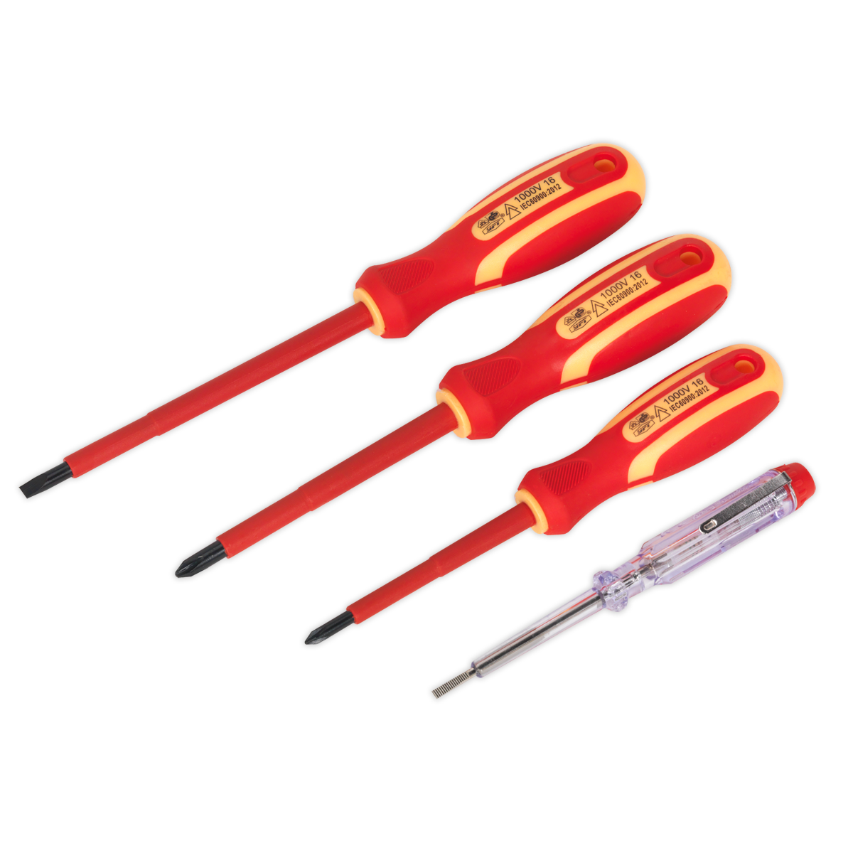Sealey S01155 4pc Screwdriver Set - VDE Approved