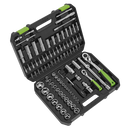 Sealey S01210 94pc 1/4" & 1/2"Sq Drive Socket Set