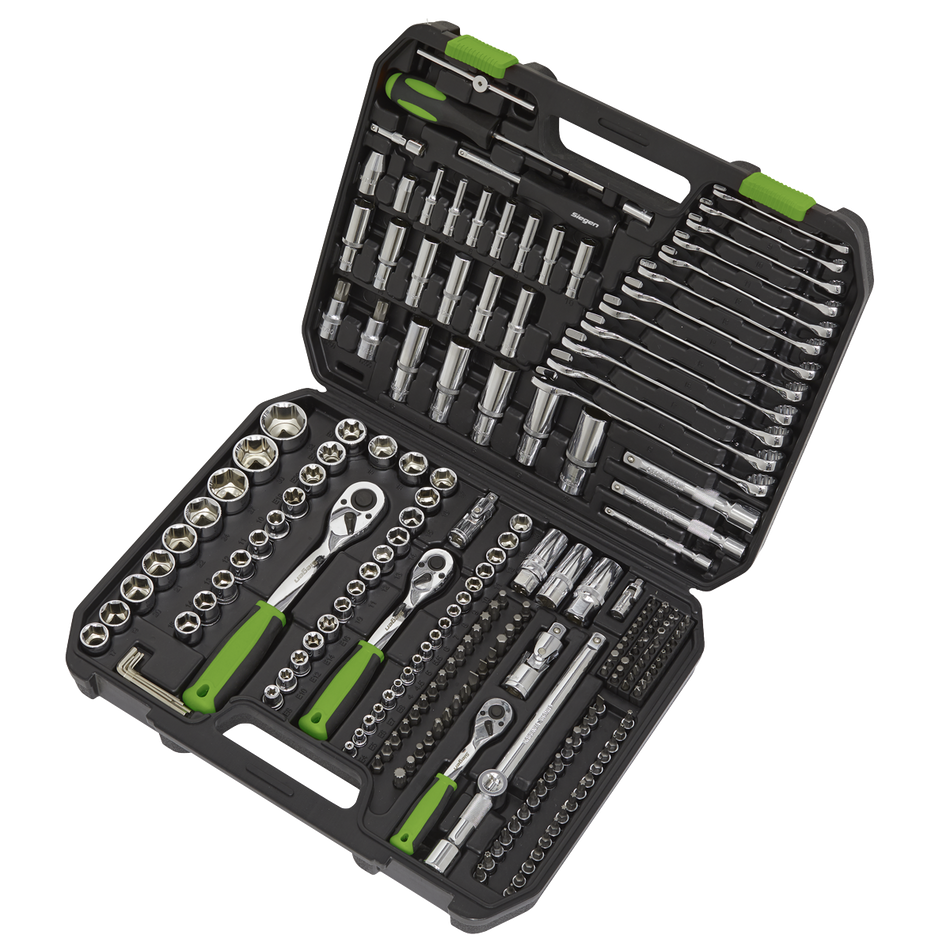 Sealey S01212 219pc 1/4", 3/8" & 1/2"Sq Drive Socket Set