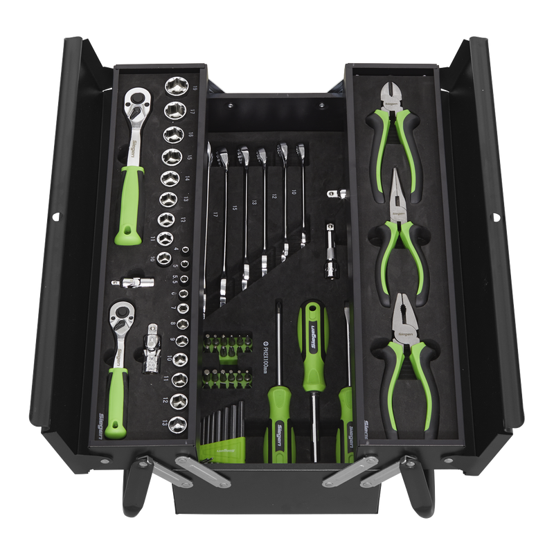 Sealey S01215 70pc Tool Kit with Cantilever Toolbox