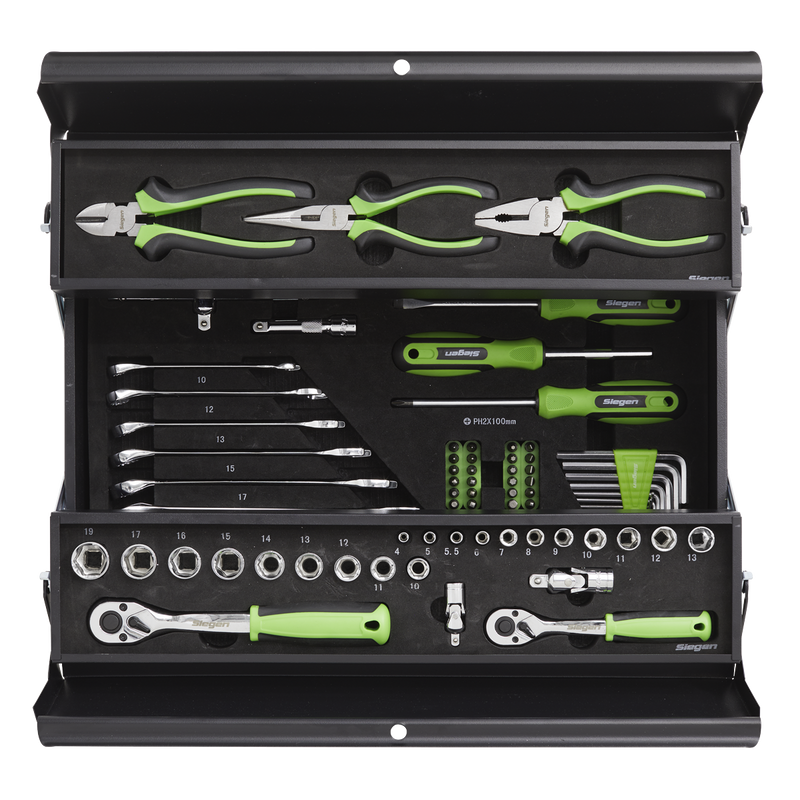 Sealey S01215 70pc Tool Kit with Cantilever Toolbox