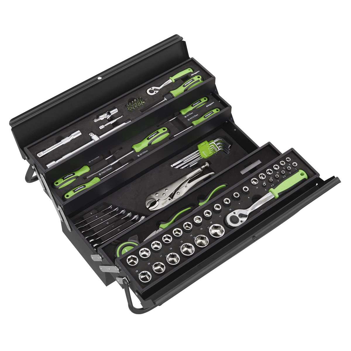 Sealey S01216 86pc Tool Kit with Cantilever Toolbox