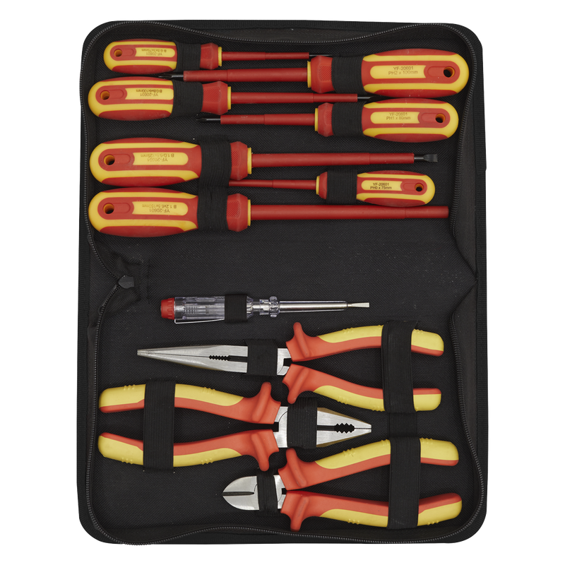 Sealey S01219 11pc Electrical VDE Tool Kit