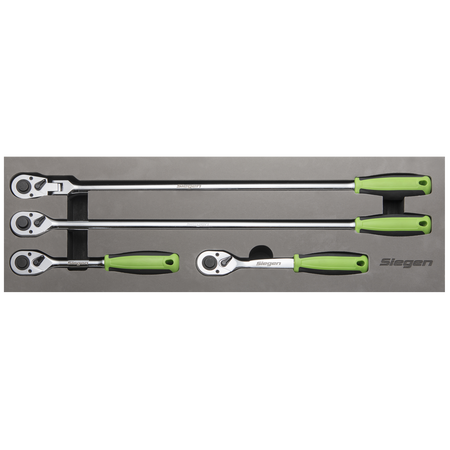 Sealey S01231 4pc 1/2"Sq Drive Ratchet Wrench Set