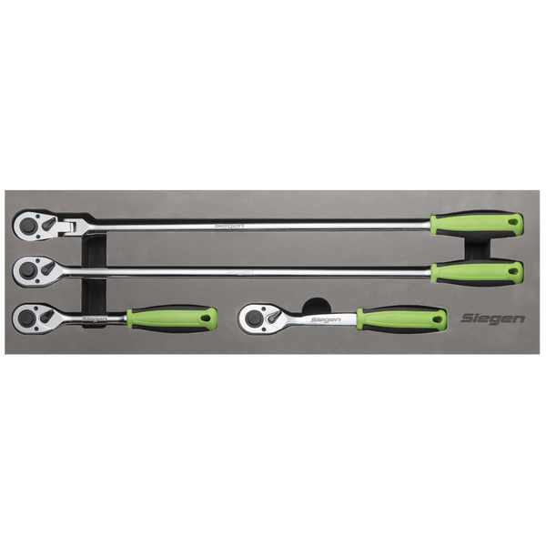 Sealey S01231 4pc 1/2"Sq Drive Ratchet Wrench Set