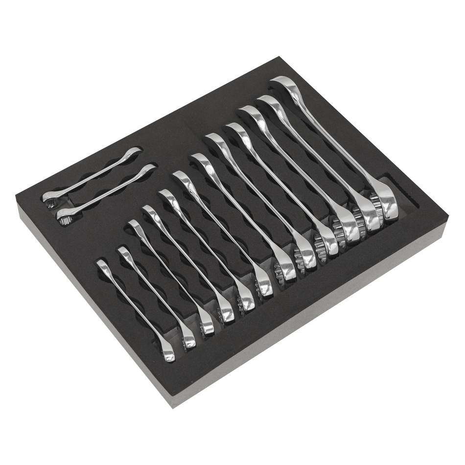 Sealey S01232 14pc Stubby Combination Spanner Set