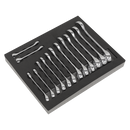 Sealey S01232 14pc Stubby Combination Spanner Set