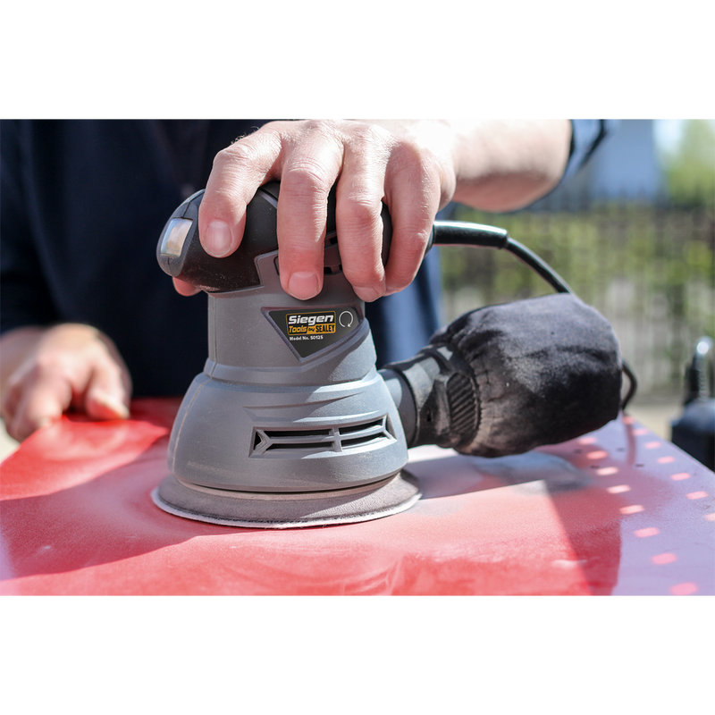 Sealey S0125 125mm Dual Action Palm Sander 240W