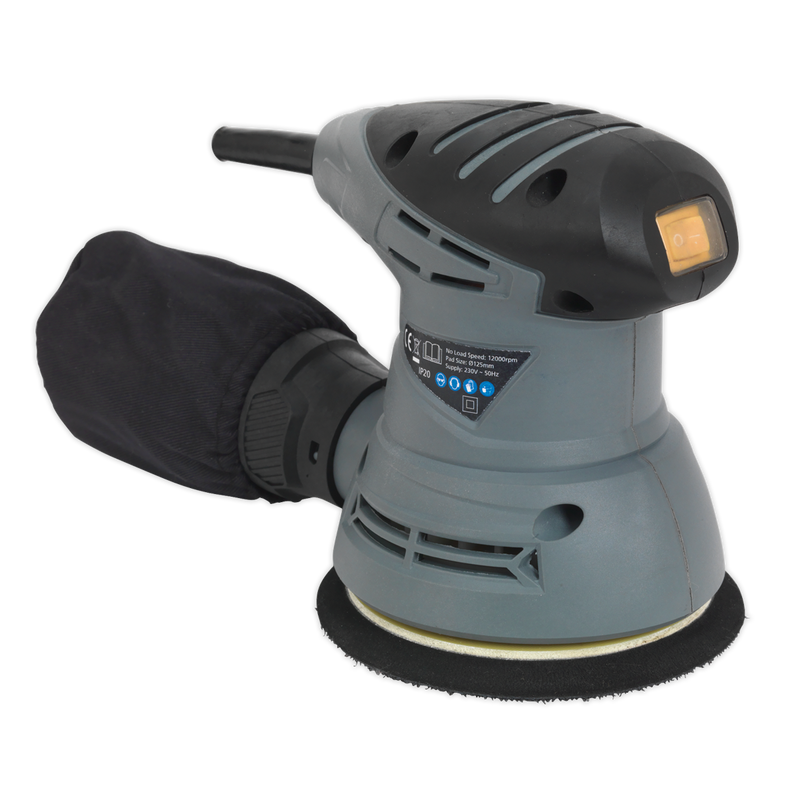Sealey S0125 125mm Dual Action Palm Sander 240W