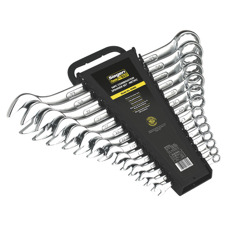 Sealey S0402 14pc Combination Spanner Set