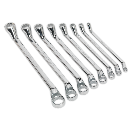 Sealey S0405 8pc Deep Offset Ring Spanner Set