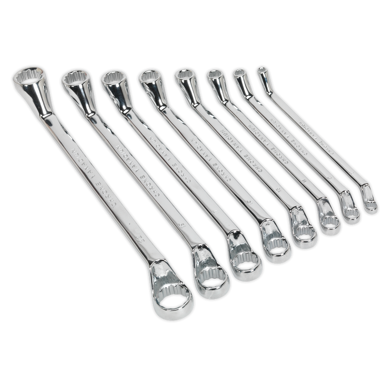 Sealey S0405 8pc Deep Offset Ring Spanner Set