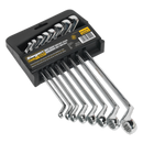 Sealey S0405 8pc Deep Offset Ring Spanner Set