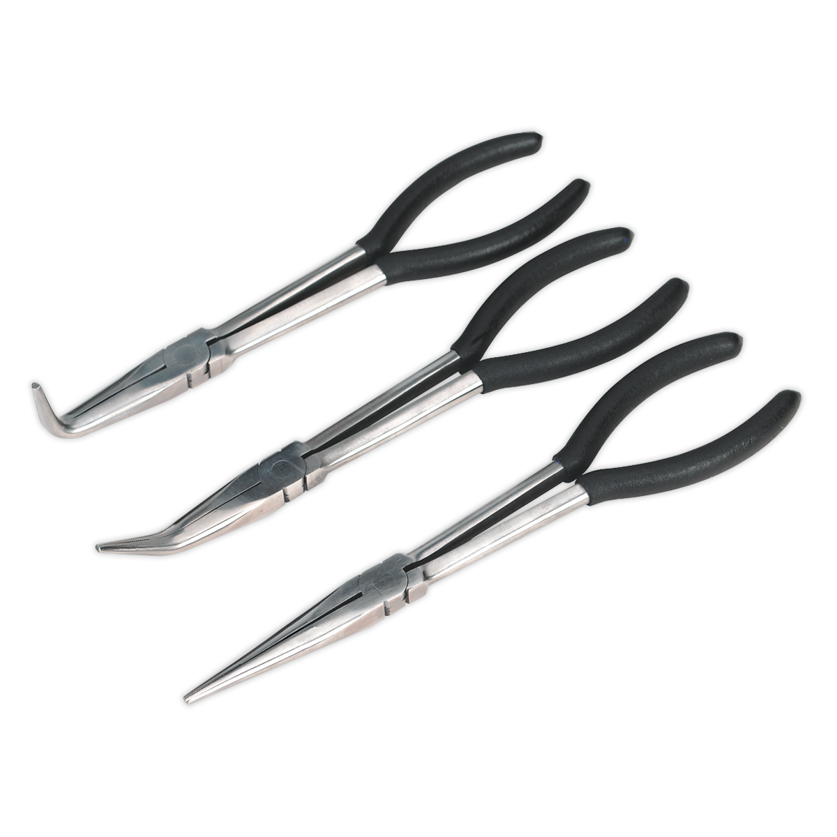 Sealey S0433 3pc 275mm Needle Nose Pliers Set