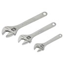 Sealey S0448 3pc Adjustable Wrench Set