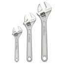 Sealey S0448 3pc Adjustable Wrench Set