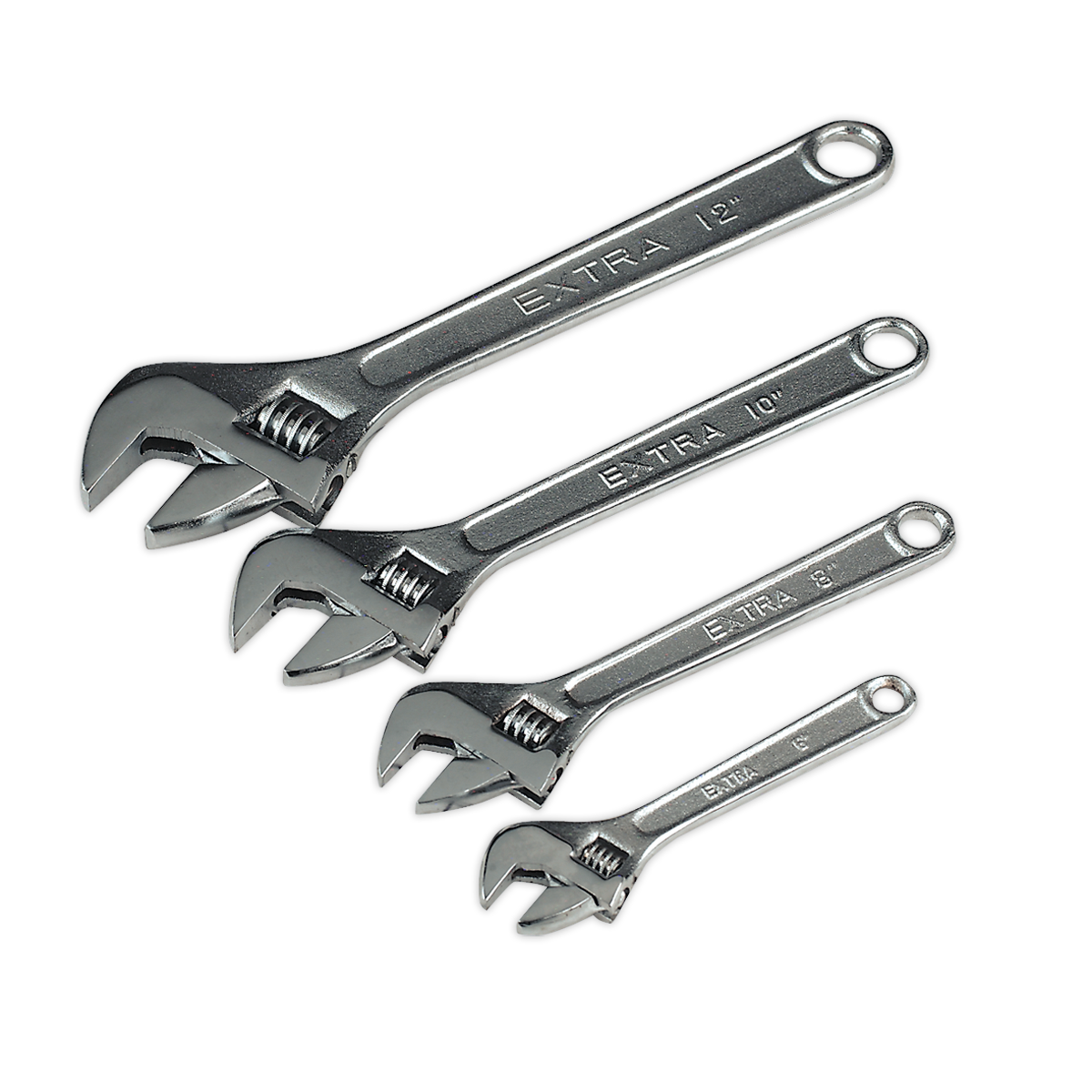 Sealey S0449 4pc Adjustable Wrench Set