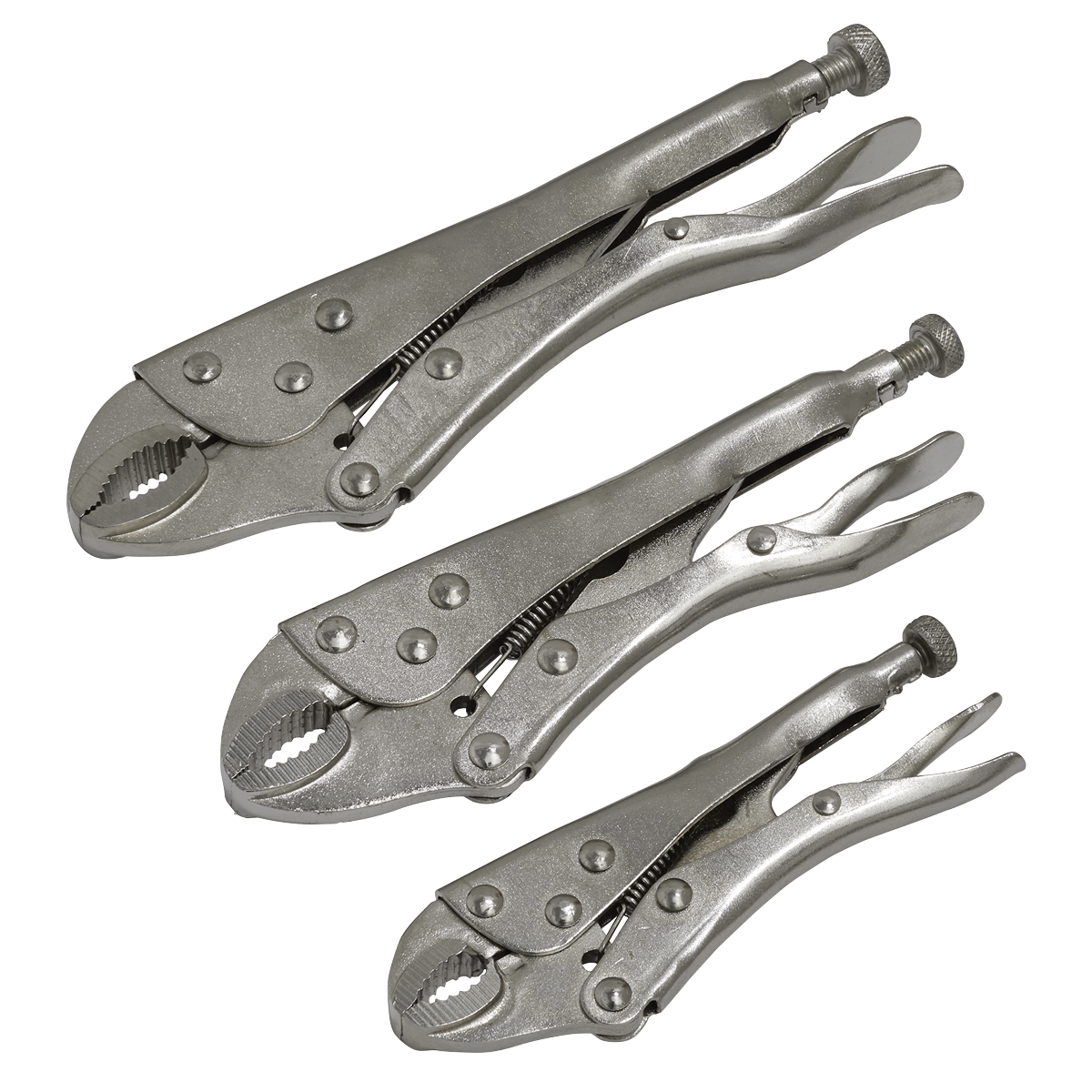 Sealey S0463 3pc Locking Pliers Set
