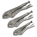 Sealey S0463 3pc Locking Pliers Set