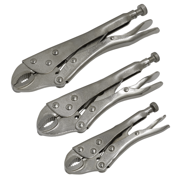 Sealey S0463 3pc Locking Pliers Set