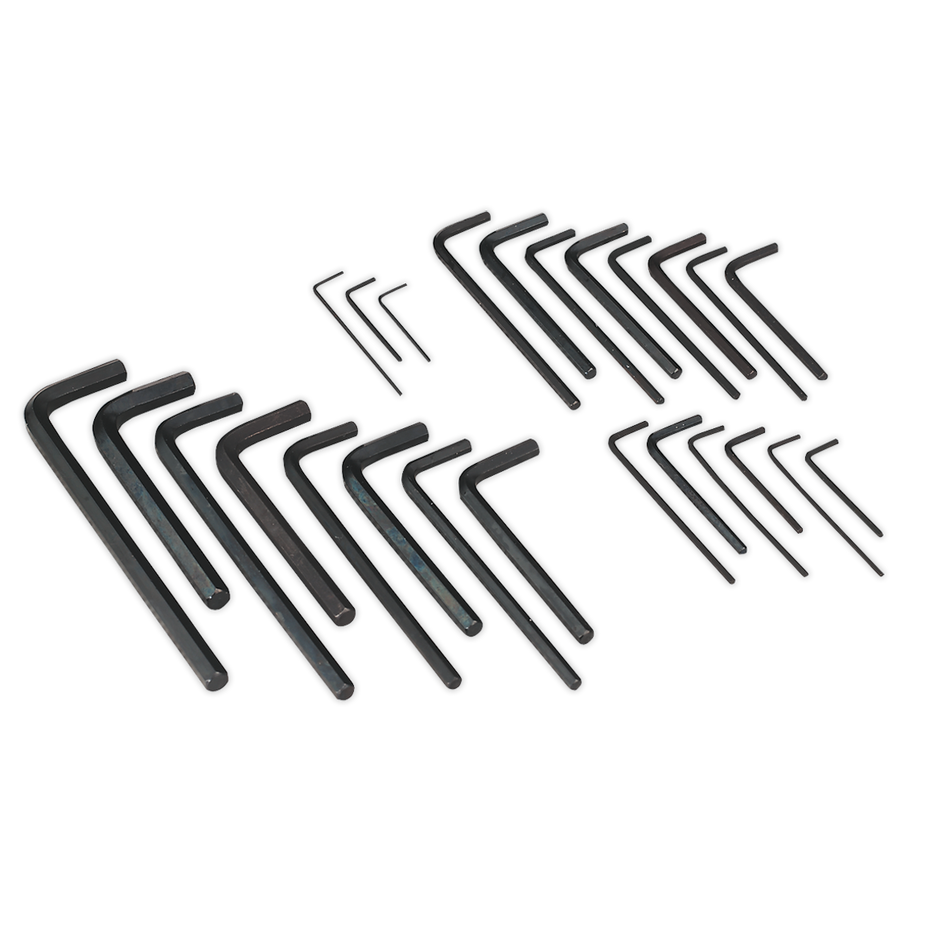 Sealey S0465 25pc Hex Key Set - Metric/Imperial