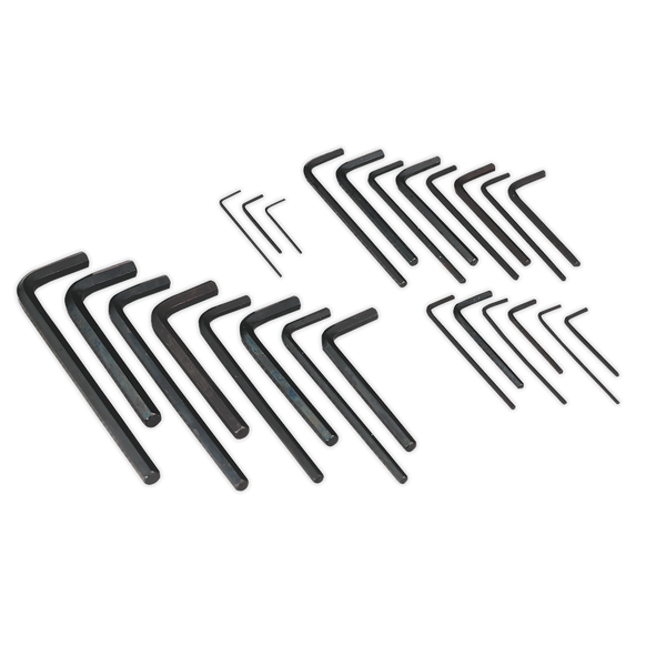 Sealey S0465 25pc Hex Key Set - Metric/Imperial