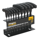 Sealey S0466 10pc T-Handle Hex Key Set