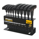 Sealey S0466 10pc T-Handle Hex Key Set