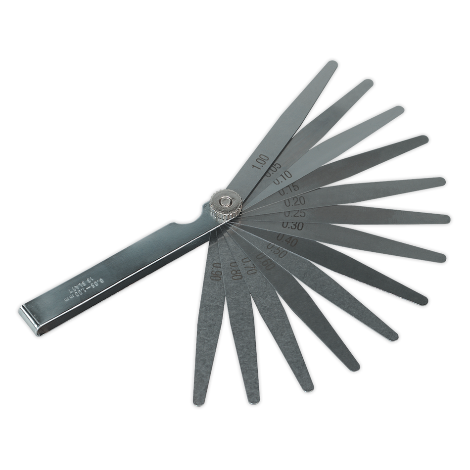 Sealey S0517 13 Blade Feeler Gauge - Metric